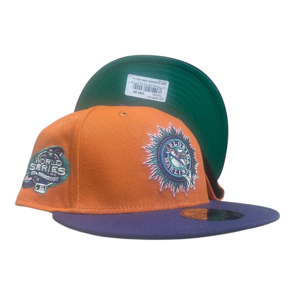 New Era Florida Marlins Cactus Fruit 59FIFTY Fitted Hat Cap 100 Years
